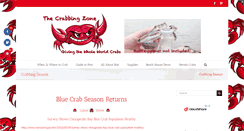 Desktop Screenshot of crabbingzone.com